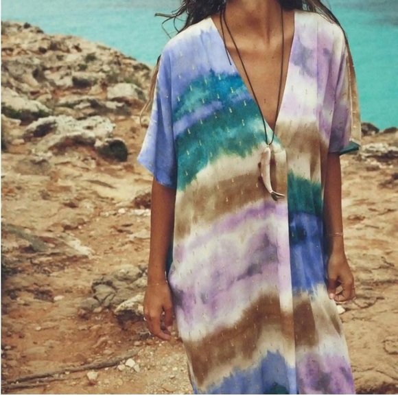 Zara tie dye tunic dress NWT - Picture 5 of 9